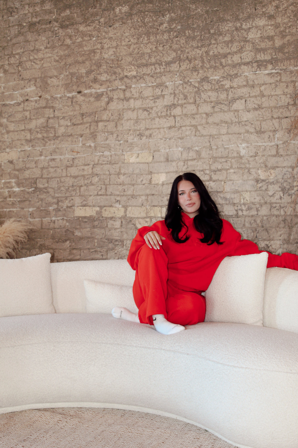 CHERRY BOMB Wide Leg Sweatpant